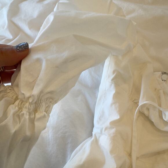 House of CB Elsie White Puff Sleeve Corset Dress Size S - Picture 4 of 10